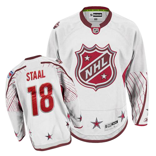 #18 Men's Marc Staal Premier Jersey - Reebok NHL New York Rangers White 2011 All Star