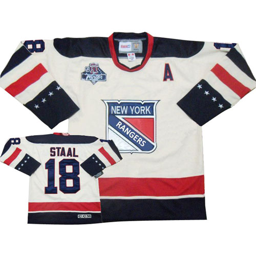 #18 Men's Marc Staal Premier Jersey - Reebok NHL Winter Classic New York Rangers White
