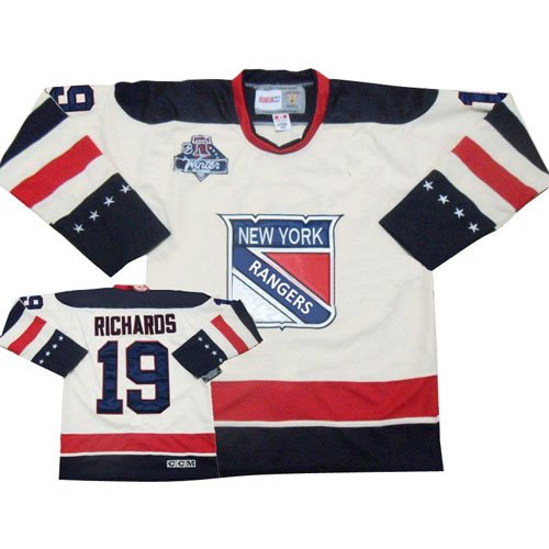 #19 Men's Brad Richards Premier Jersey - Reebok NHL Winter Classic New York Rangers White