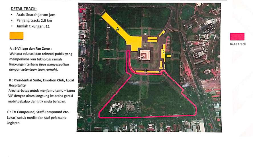 Bocoran Rancangan Rute Formula E dari Anies Baswedan